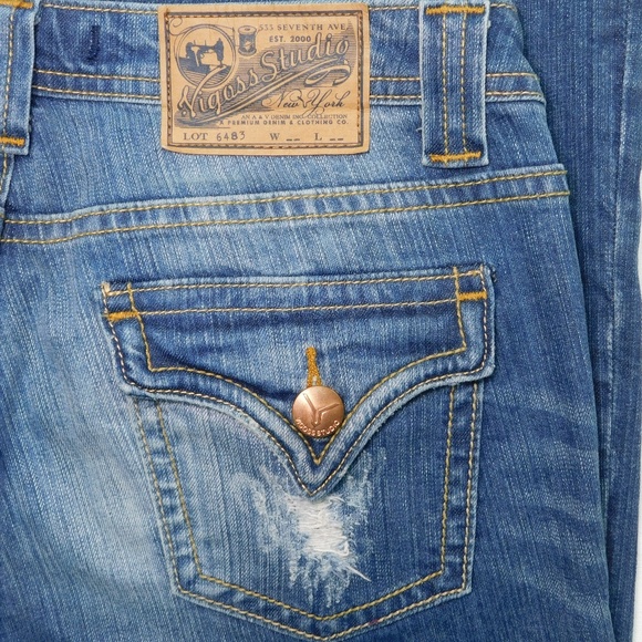 Vigoss Denim - VIGOSS STUDIO New York Boot 30x33 / 9 10 Distress